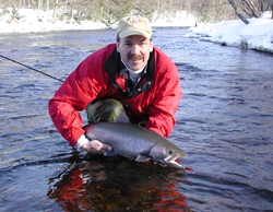 Gary with winter steelhead